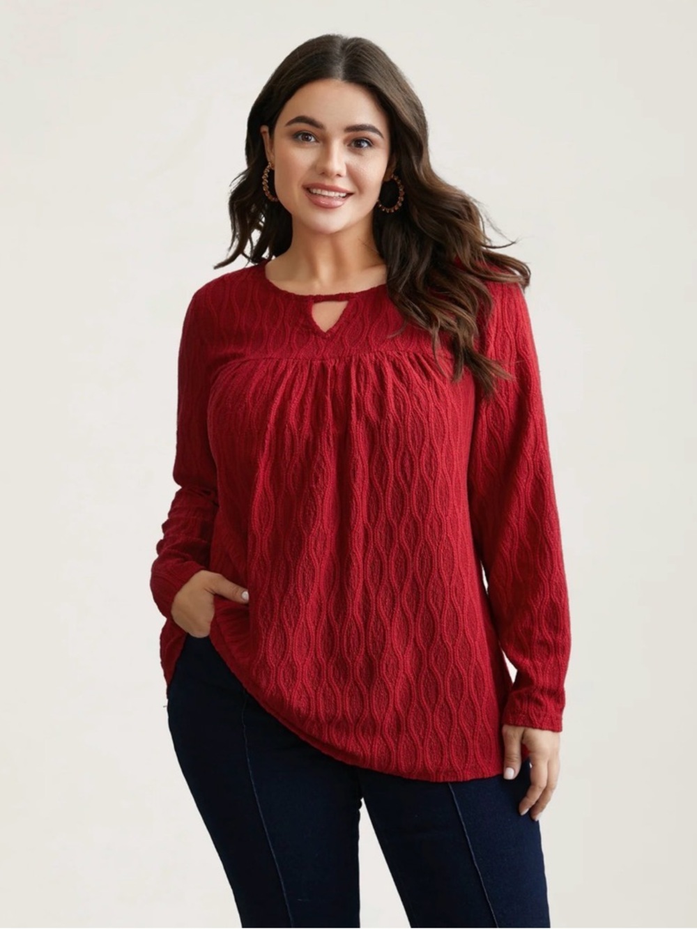 Bloomchic 28 red sweater